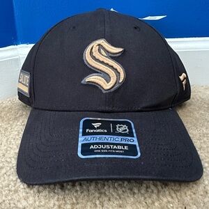 Fanatics Seattle Kraken Authentic Pro Military Adjustable Hat Men’s OSFM